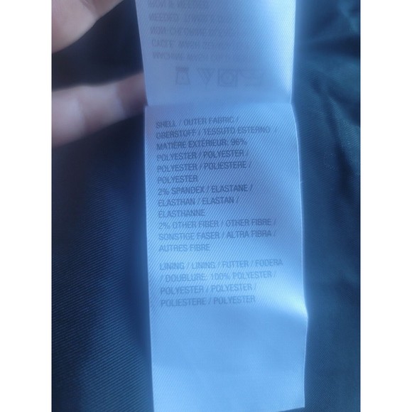 H By Halston Black Jacket Soft Polyester Zip Closure Women's 4 Asymmetrical - Picture 3 of 4